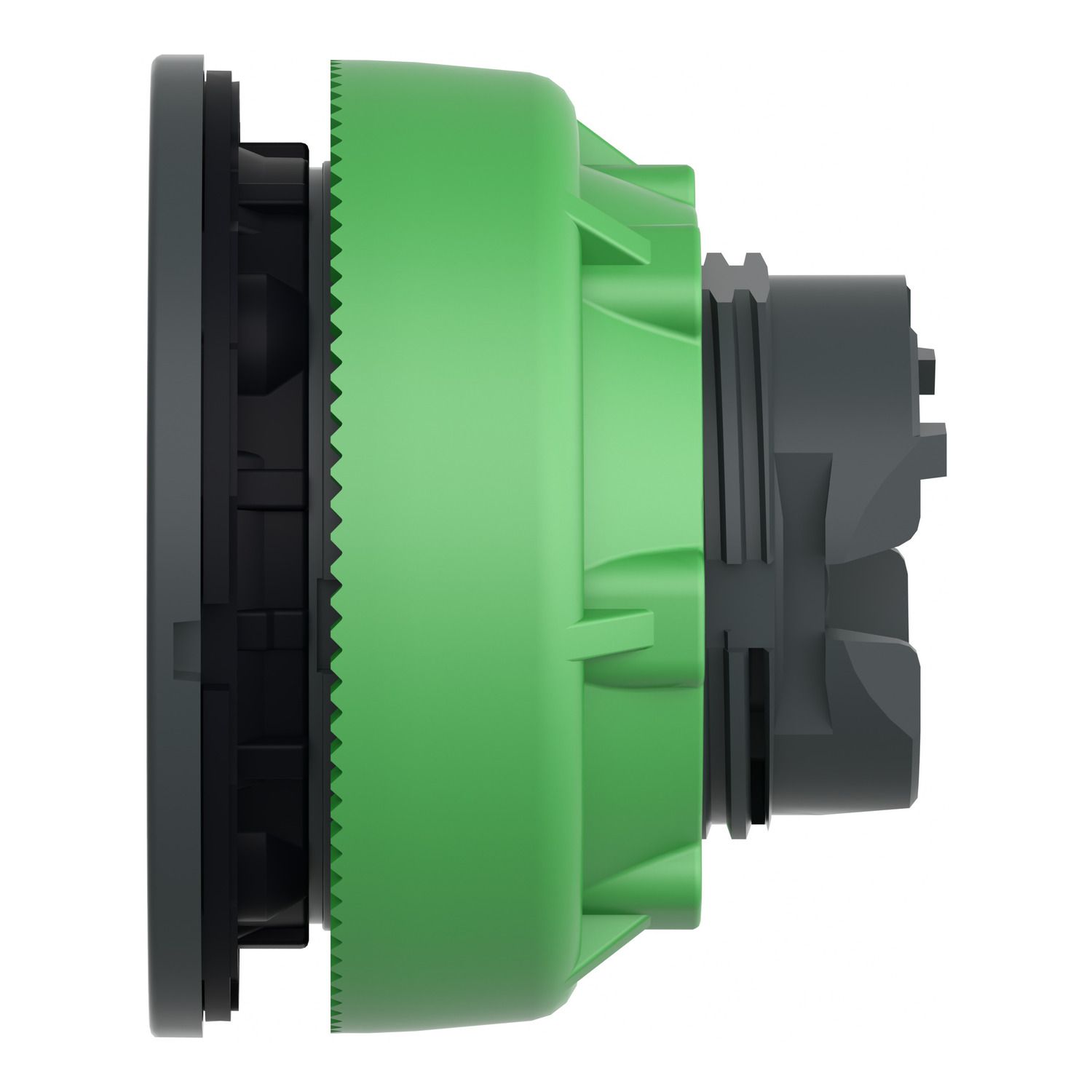 Picture of Head for pilot light, Harmony XB5, antimicrobial, plastic, red, 30mm, universal LED, plain lens
