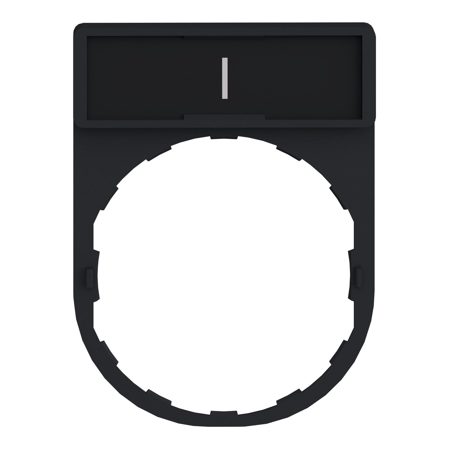 Picture of Legend holder 30x40mm, Harmony XB4, plastic, with legend 8x27mm, marked I