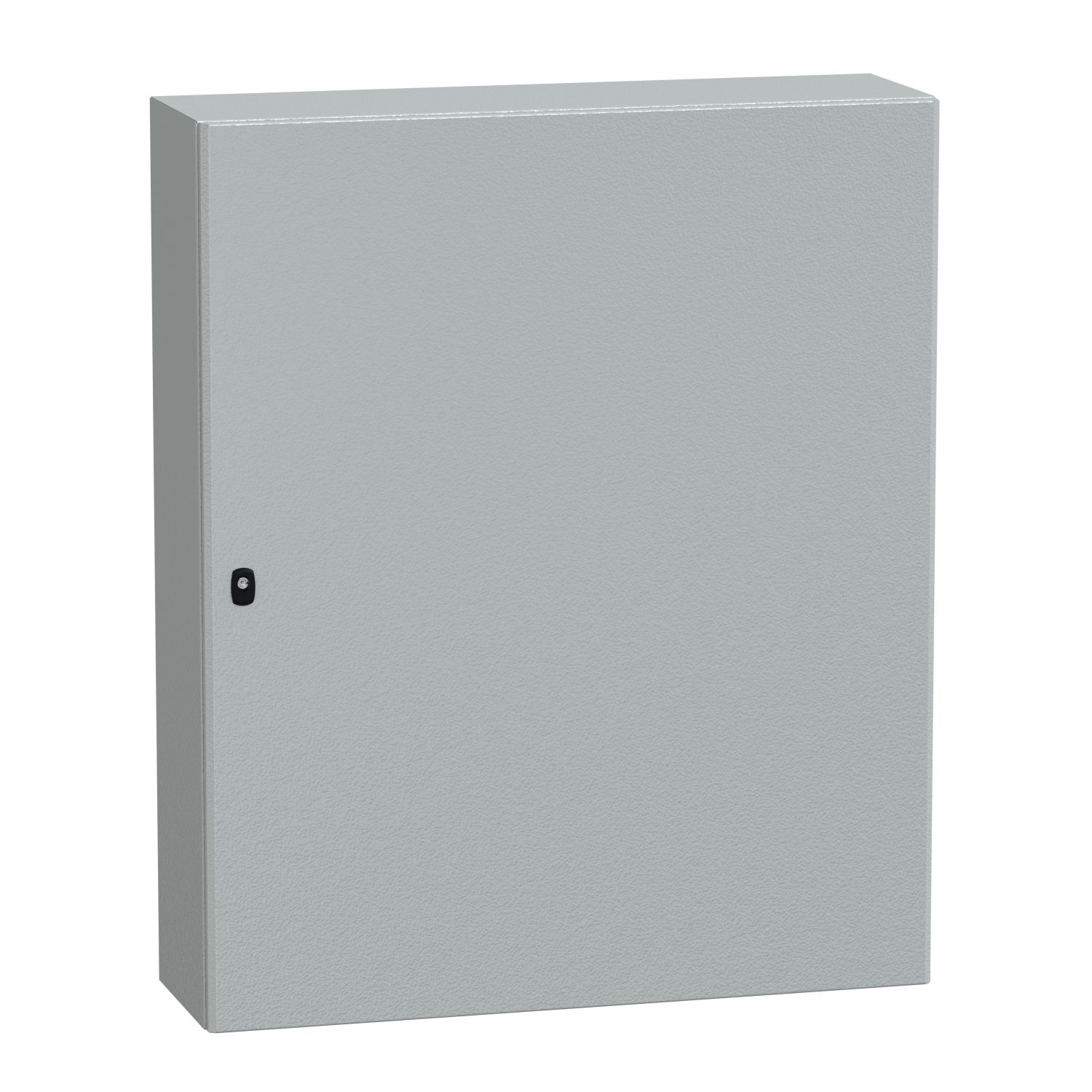 Picture of Wall mounted steel enclosure, Spacial S3D, plain door, with mounting plate, 1200x1000x300mm, IP66, IK10