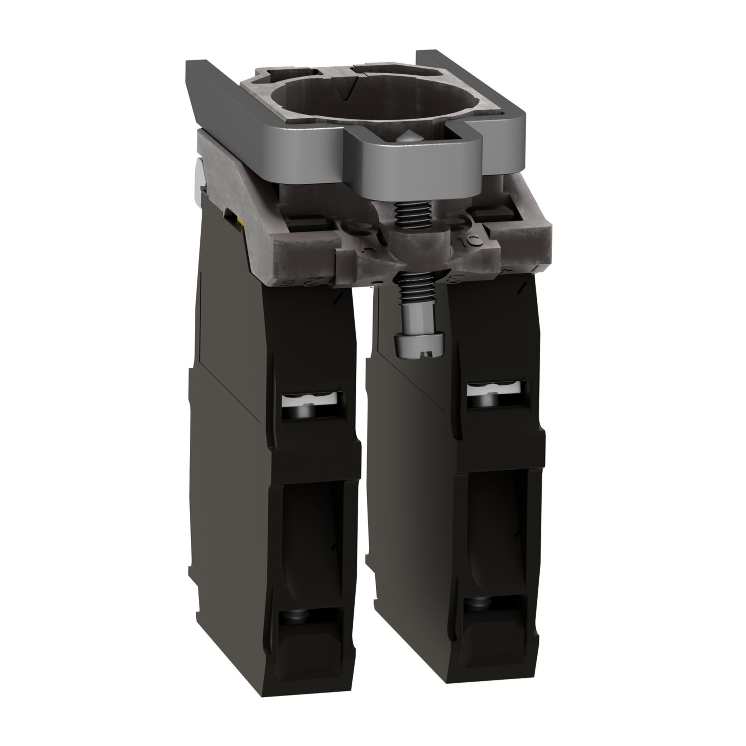 Picture of Contact block with body fixing collar for 4 direction joystick controller, Harmony XB4