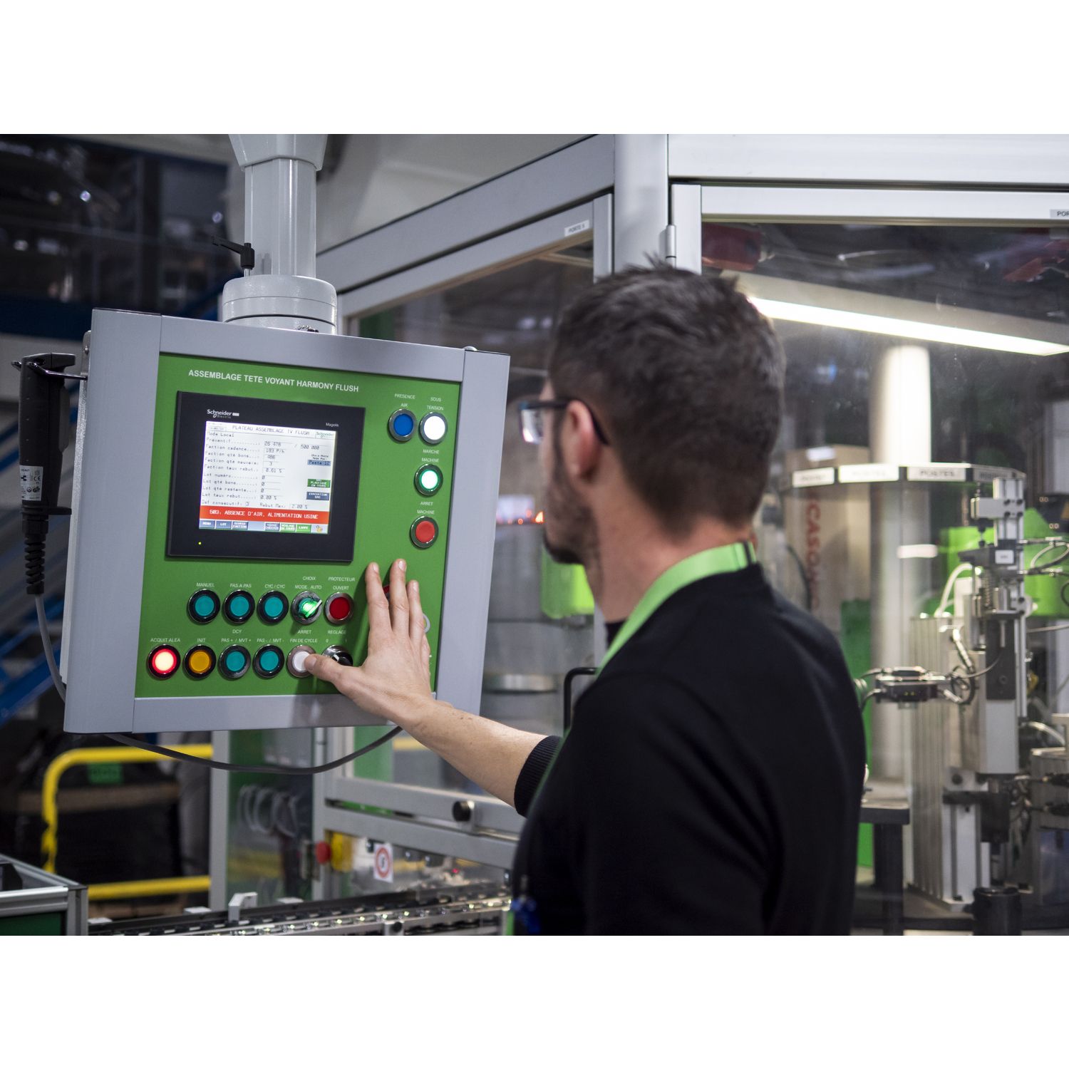 Picture of Clip on legend holder, Harmony XB4, plastic, black