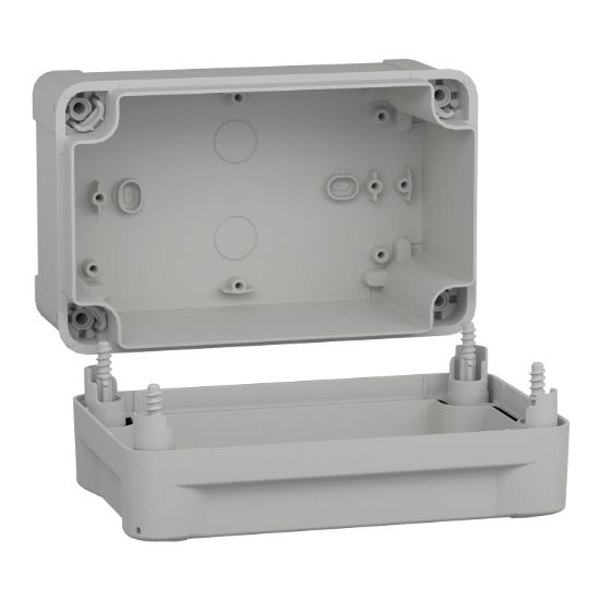 Picture of PC box, Thalassa, IP66 IK08 RAL7035 Int.H175W105D100 Ext.H192W121D105 opaque PC cover H40