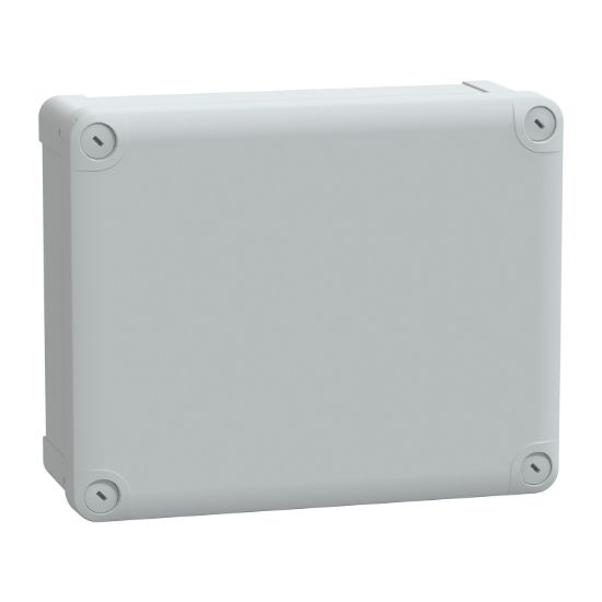 Picture of PC box, Thalassa, IP66 IK08 RAL7035 Int.H225W175D80 Ext.H241W194D194 opaque PC cover H20