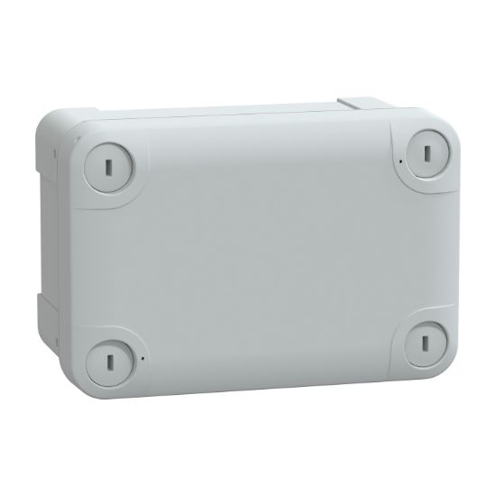 Picture of ABS box, Thalassa, IP66 IK07 RAL7035 Int.H125W80D65 Ext.H138W93D72 Opaque cover H20