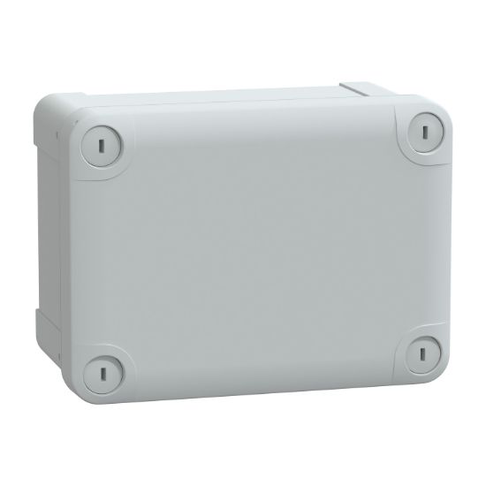 Picture of ABS box, Thalassa, IP66 IK07 RAL7035 Int.H150W105D80 Ext.H164W121D87 Opaque cover H20