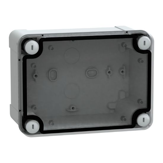 Picture of ABS box, Thalassa, IP66 IK07 RAL7035 Int.H150W105D80 Ext.H164W121D87 Transp.cover H20