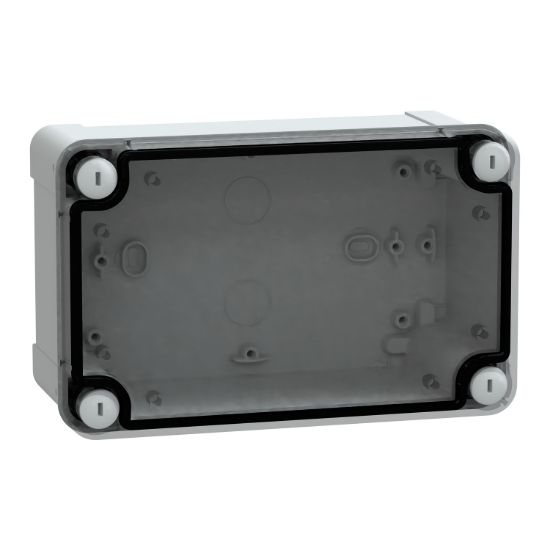 Picture of ABS box, Thalassa, IP66 IK07 RAL7035 Int.H175W105D80 Ext.H191W121D87 Transp.cover H20