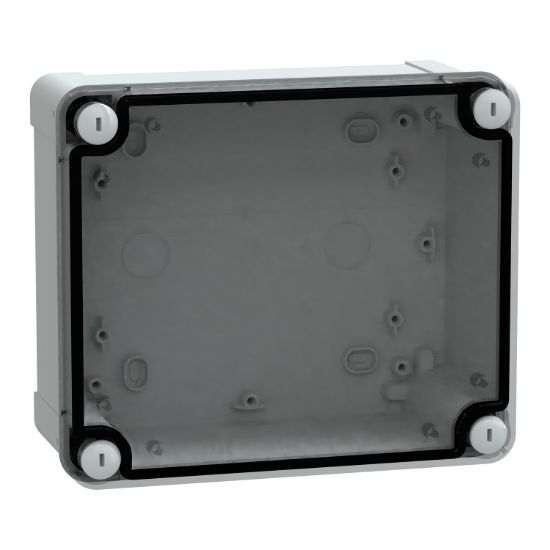 Picture of ABS box, Thalassa, IP66 IK07 RAL7035 Int.H175W150D80 Ext.H193W164D87 Transp.cover H20