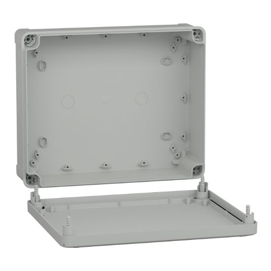 Picture of ABS box, Thalassa, IP66 IK07 RAL7035 Int.H275W225D80 Ext.H291W241D88 Opaque cover H20