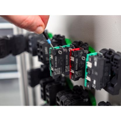 Picture of Light block, Harmony XB4, Harmony XB5, for head 22mm, universal LED, 12V AC DC, compact push in terminals