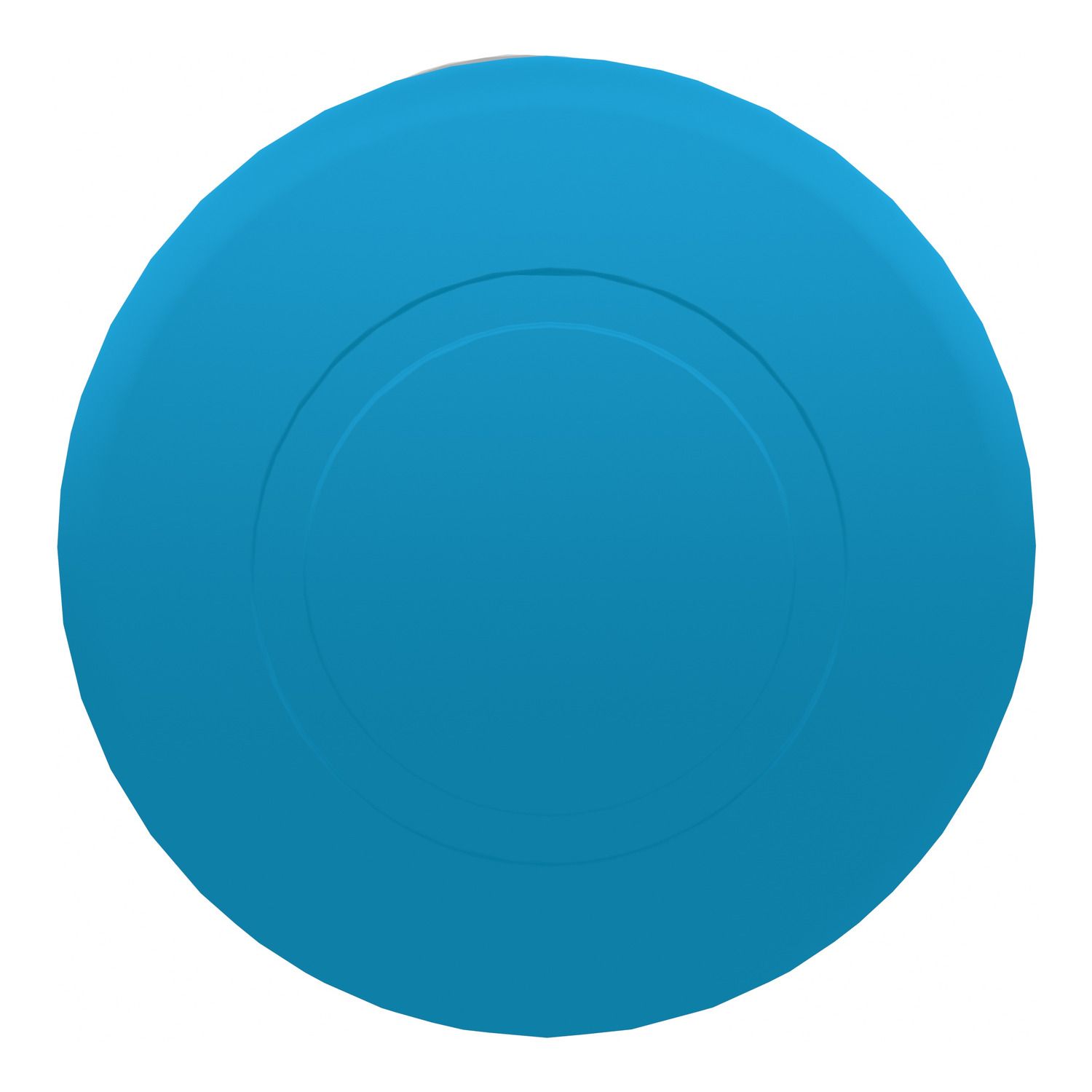 Picture of Head for non illuminated push button, Harmony XB4, blue mushroom 40mm, 22mm, latching, push-pull to release, unmarked