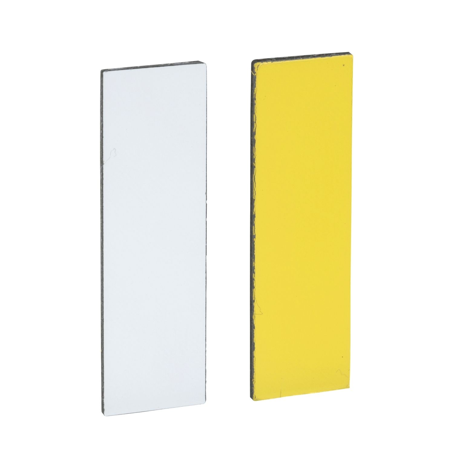 Picture of Blank legend, Harmony XB4, Harmony XB5, white yellow, 8x27mm, for holder 30x40mm, unmarked