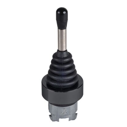 Picture of Head for joystick controller, Harmony XB4, black metal, 22mm, 4 directions, spring return