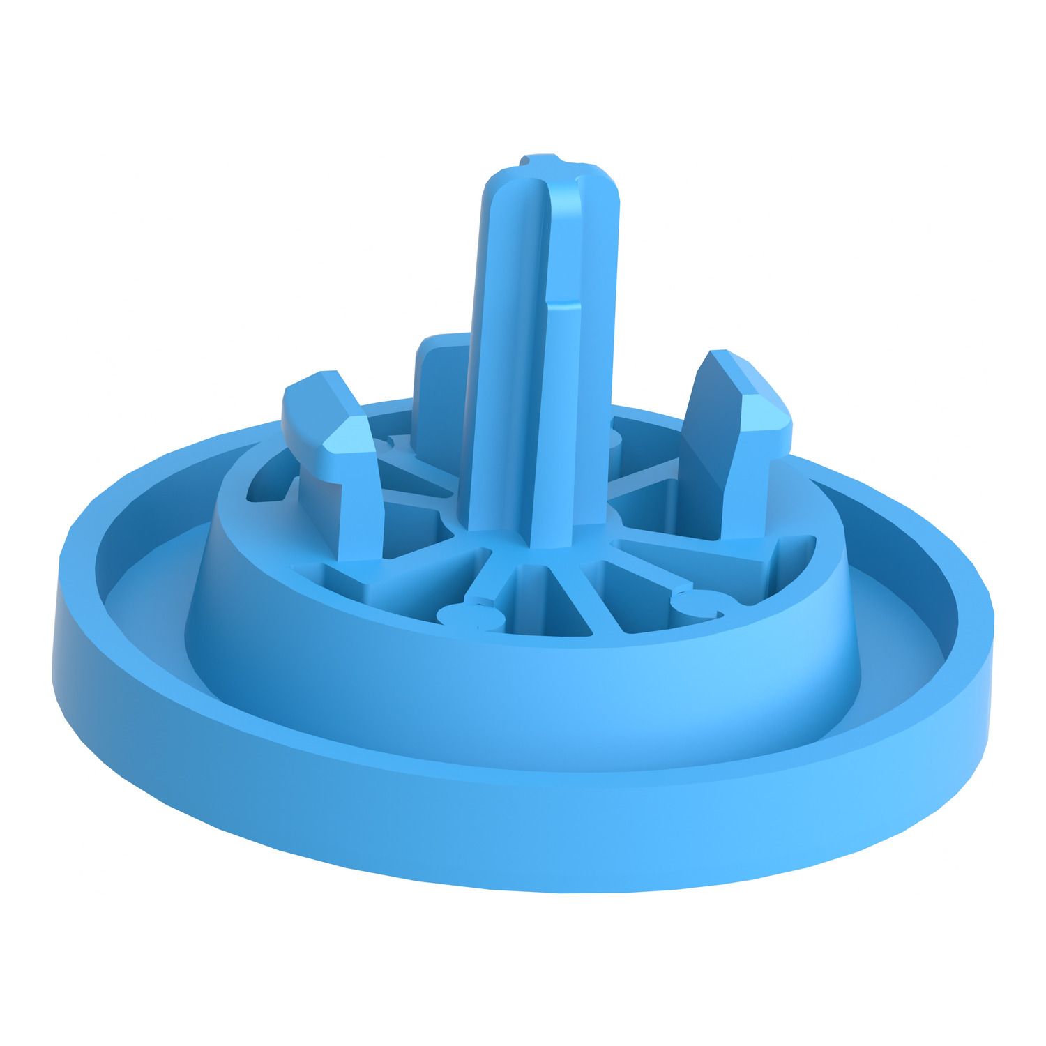 Picture of Antimicrobial plain cap, Harmony XB5, Harmony XB4, blue, for flush mounted push button