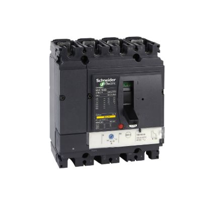 Picture of Circuit breaker, ComPact NSX100N, 50kA/415VAC, TMD trip unit 50A, 4 poles 3d