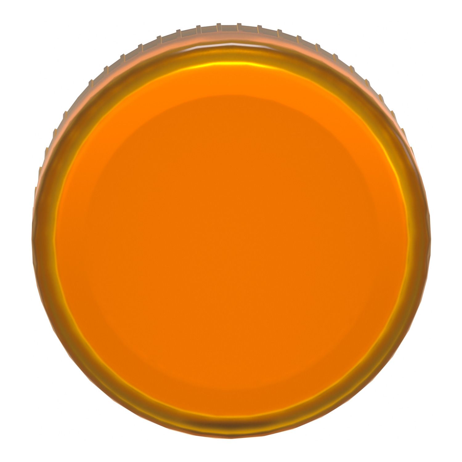 Picture of Head for pilot light, Harmony XB4, metal, orange, 22mm, plain lens for BA9s bulb