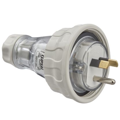 Picture of Plug Top, Clipsal - 56 Series, Straight, 3 PIN, 10A, 250V, IP66