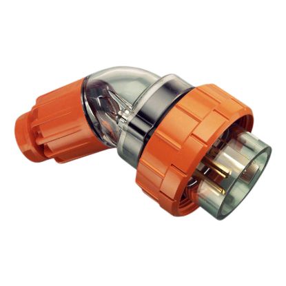 Picture of Angled Plug, Clipsal - 56 Series, IP66, 250V 20A - 3 Round Pins