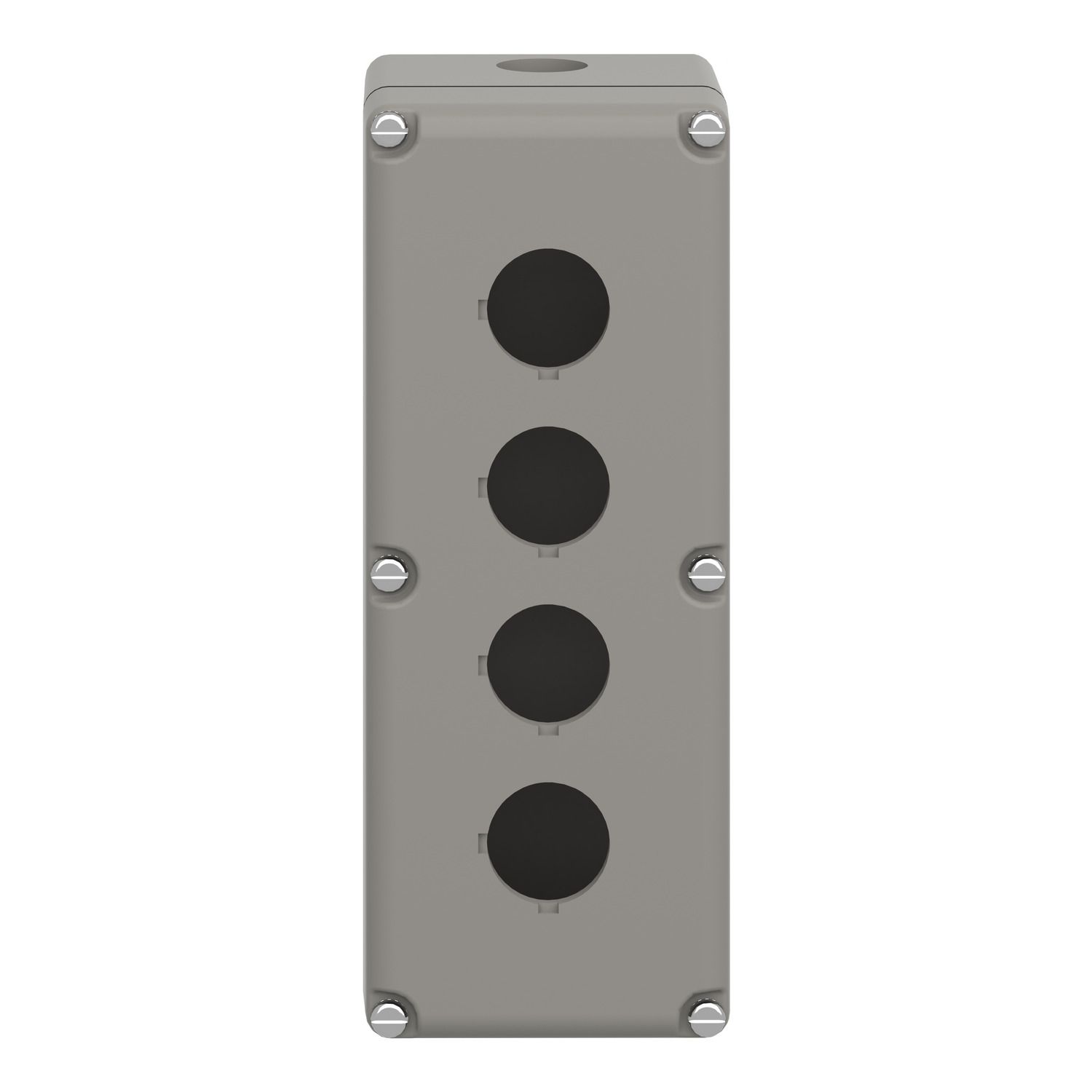 Picture of Empty enclosure control station, Harmony 9001K, Harmony 9001SK, aluminium, 4 cut outs, 30mm