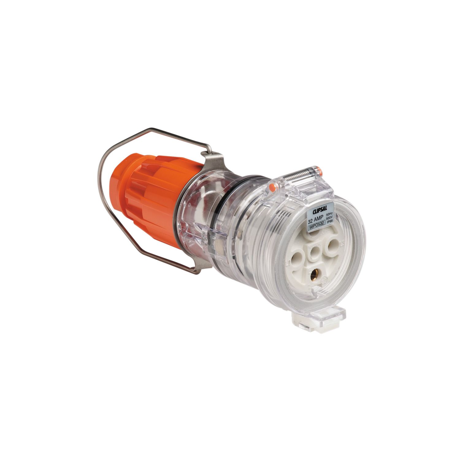 Picture of Pendant Outlet, Clipsal - 56 Series, IP66, 500V 32A - 5 Round Pins