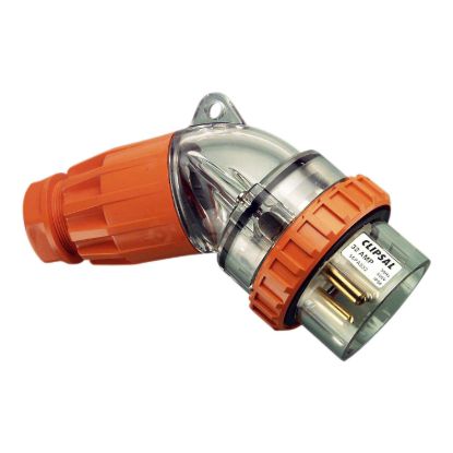 Picture of Angled Plug, Clipsal - 56 Series, IP66, 500V 32A - 5 Round Pins