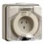 Picture of Surface Socket, Clipsal - 56 Series, IP66, 250V 10A - 3 Flat Pins