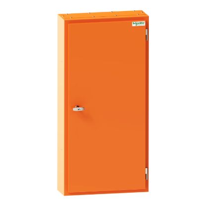 Picture of MD Isobar standard distribution board, Acti9, 72 poles, 160A main switch, 18mm, IP56, orange
