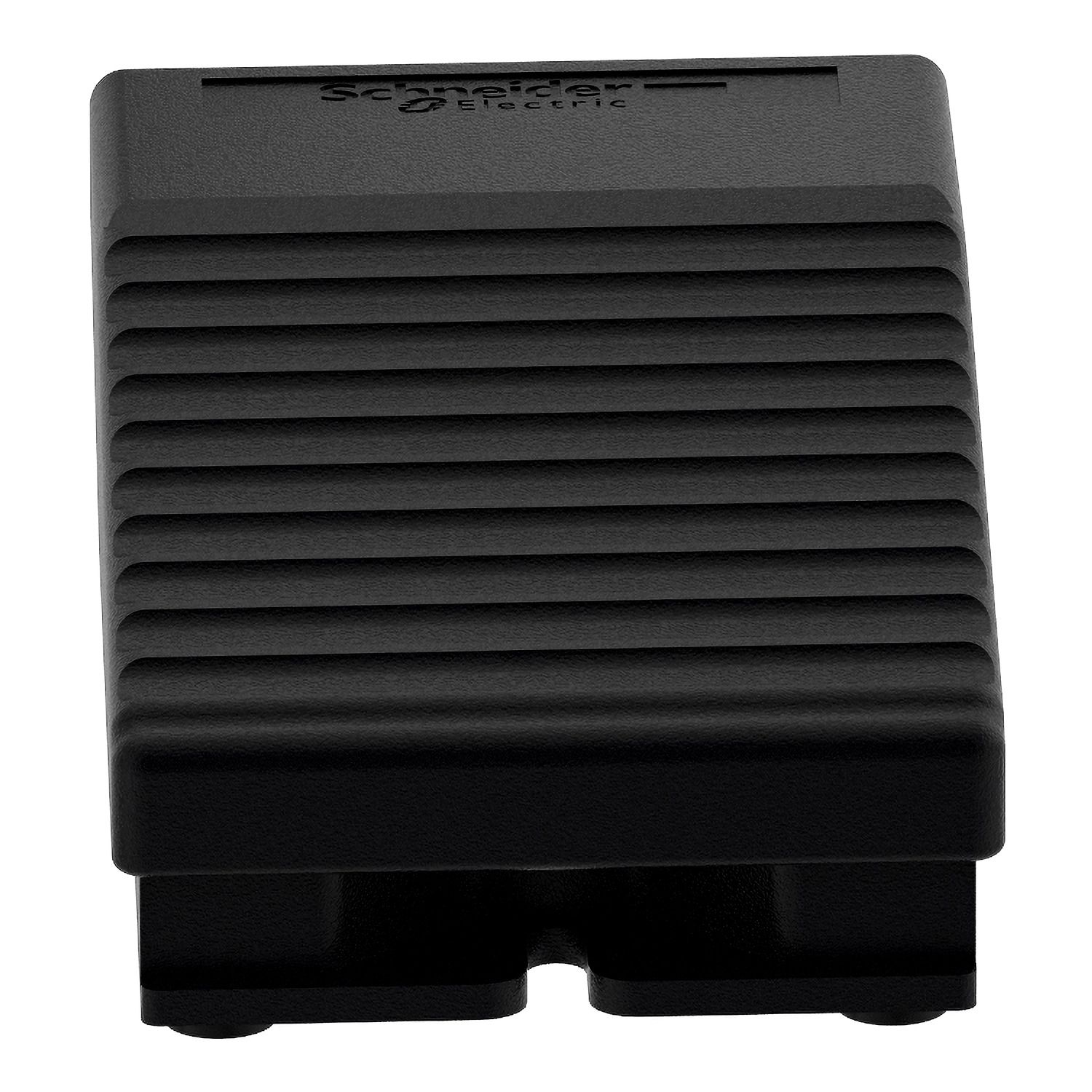 Picture of Single foot switch, Harmony XPE, plastic, black, without cover, 1 step, 1 contact 1NC+NO, IP43