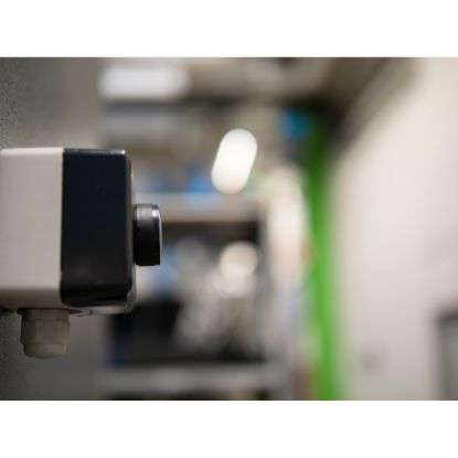 Picture of Empty control station, Harmony XALD XALK, plastic, dark grey lid, light grey base, 3 cut out