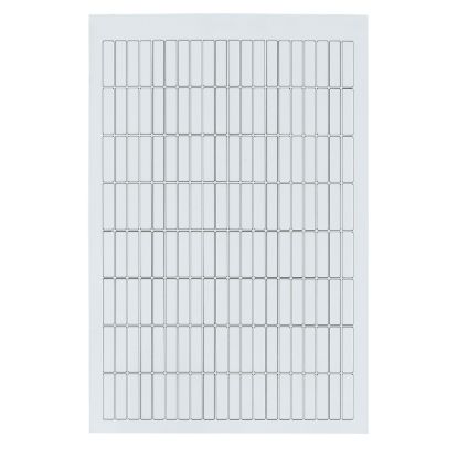 Picture of sheet of labels - for engraving - 8 x 33 - for TeSys Deca