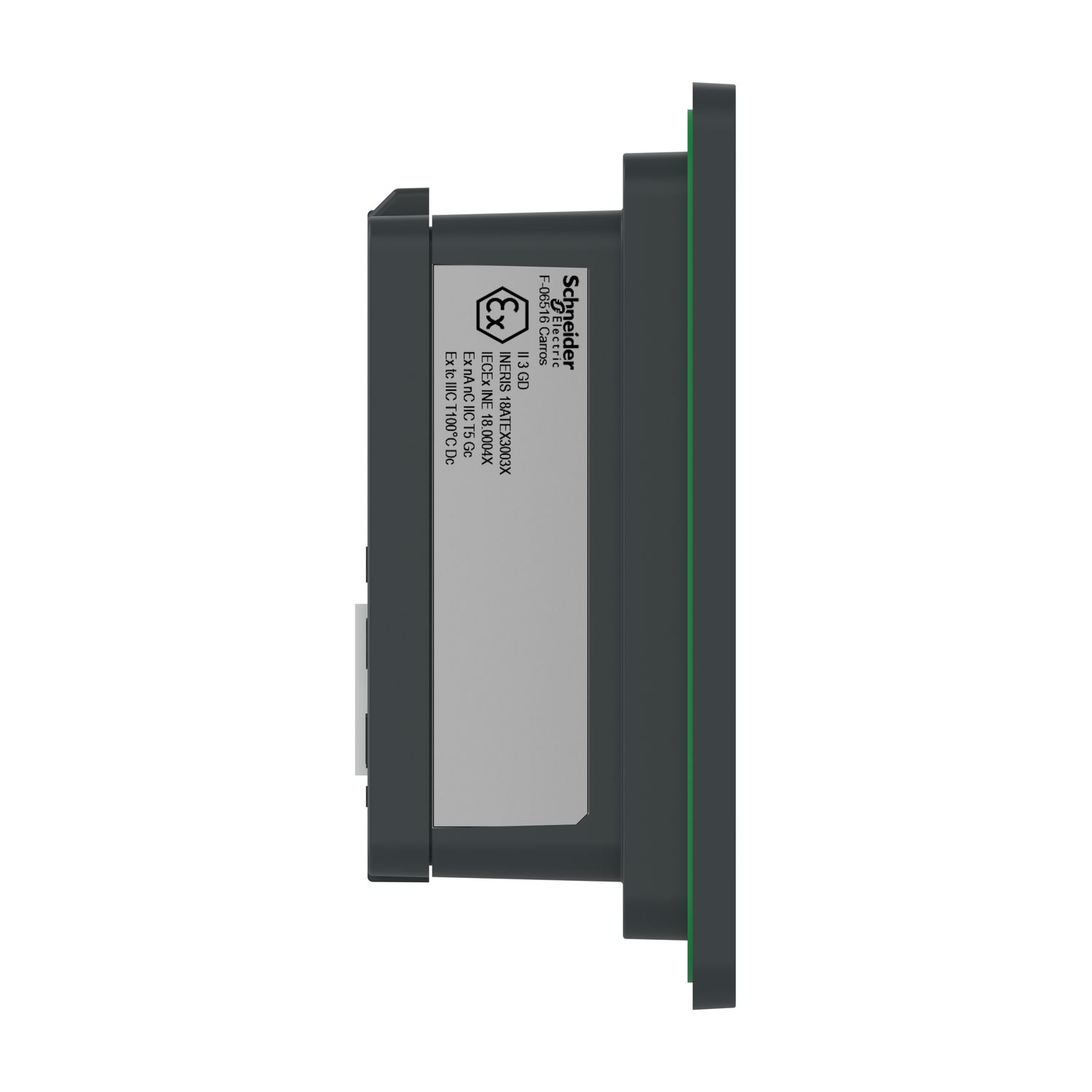 Picture of touch panel screen, Harmony STO & STU, 4.3inch wide, RS 232/485 RJ45