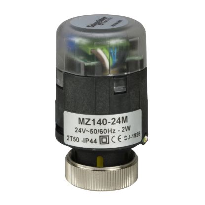 Picture of MZ140 Thermal Zone Valve Actuator, Modulating (2-10 Vdc), Normally closed, 24Vac, 140N, IP41...IP44