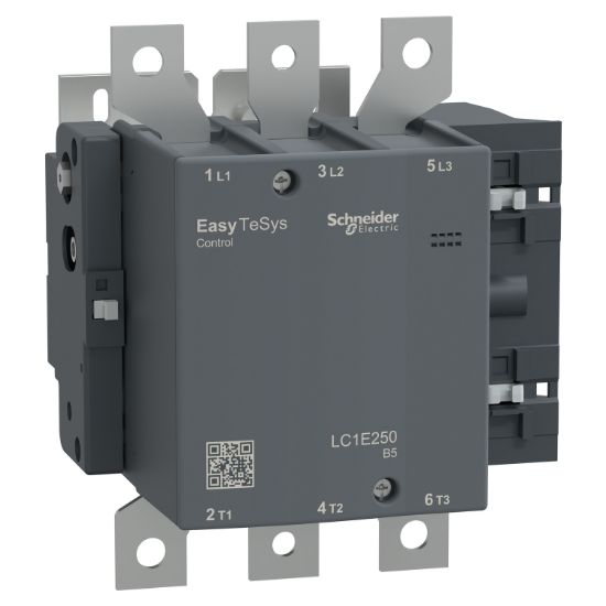 Picture of Contactor,Easy TeSys Control,LC1E,3P(3NO),AC-3,<=440V,250A,24V AC coil,50Hz
