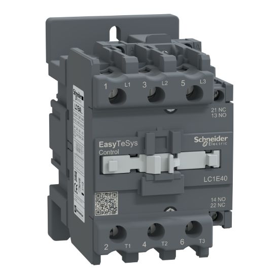 Picture of Contactor,Easy TeSys Control,LC1E,3P(3NO),AC-3,<=440V,40A,415V AC coil,50Hz