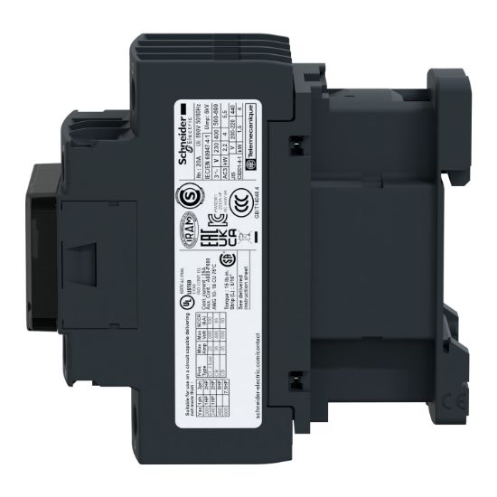 Picture of Contactor, TeSys Deca, 4P(2NO+2NC), AC-1, <=440V, 25A, 48VDC low consumption coil, screw clamp terminal