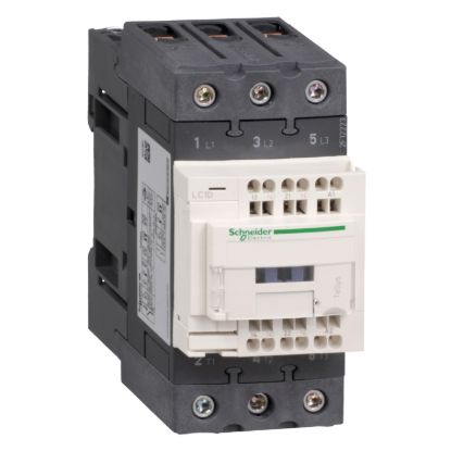 Picture of TeSys Deca contactor , 3P(3 NO) , AC-3 , <= 440V, 40 A , 380V AC 50/60 Hz coil