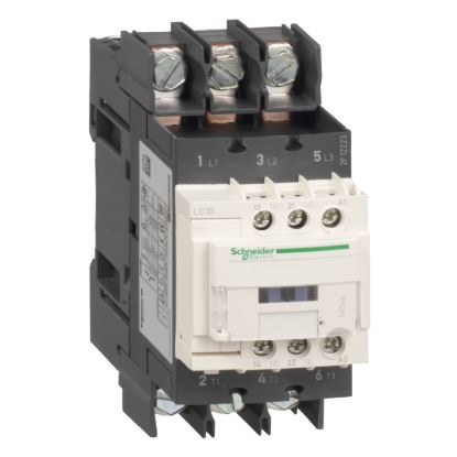Picture of TeSys Deca contactor , 3P(3 NO) , AC-3 , <= 440V, 40 A , 42V AC 50/60 Hz coil