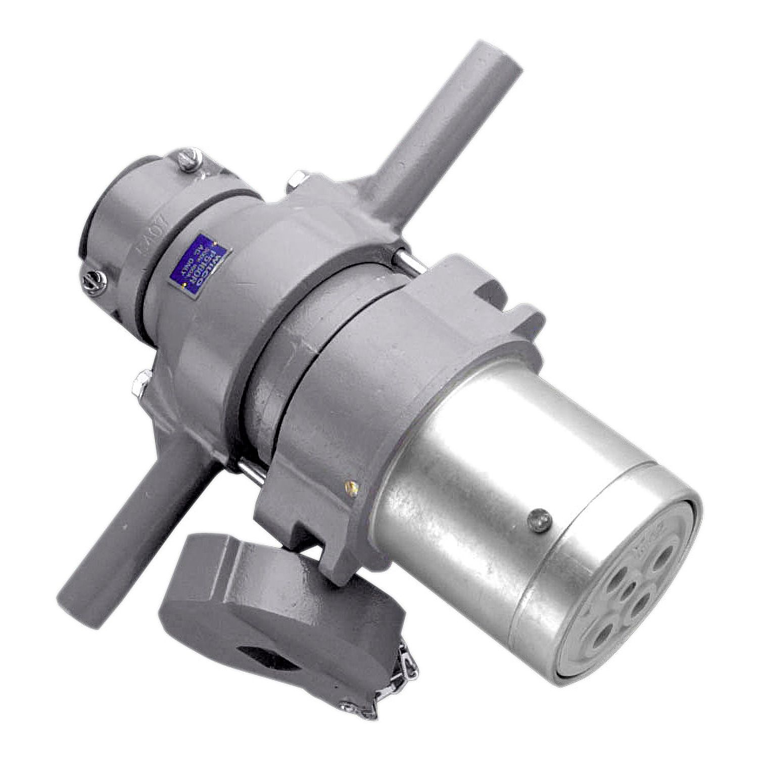 Picture of Multi Phase Appliance Connectors, Metal Clad, Aluminium, 500V, 160A 5 Round Sockets