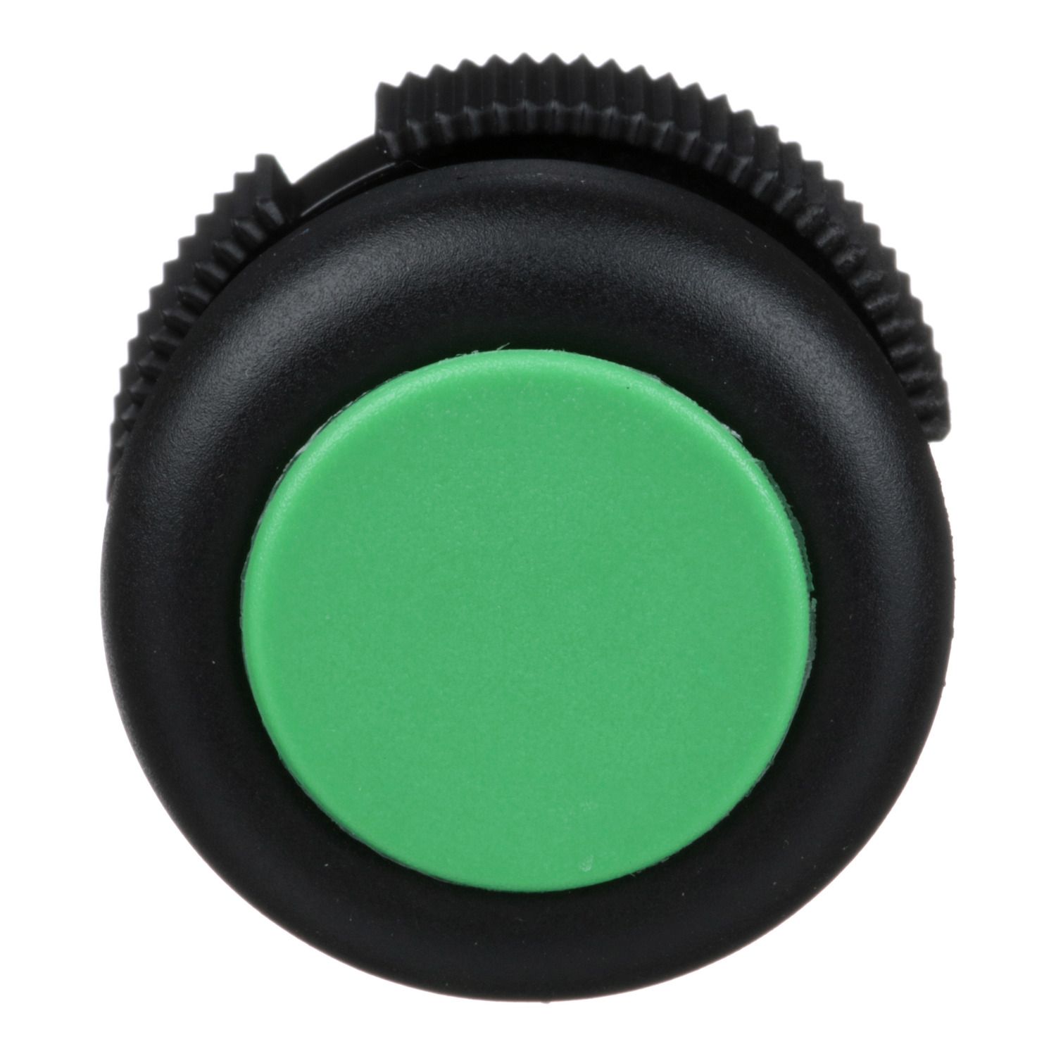 Picture of Head for push button, Harmony XAC, plastic, green, booted, spring return