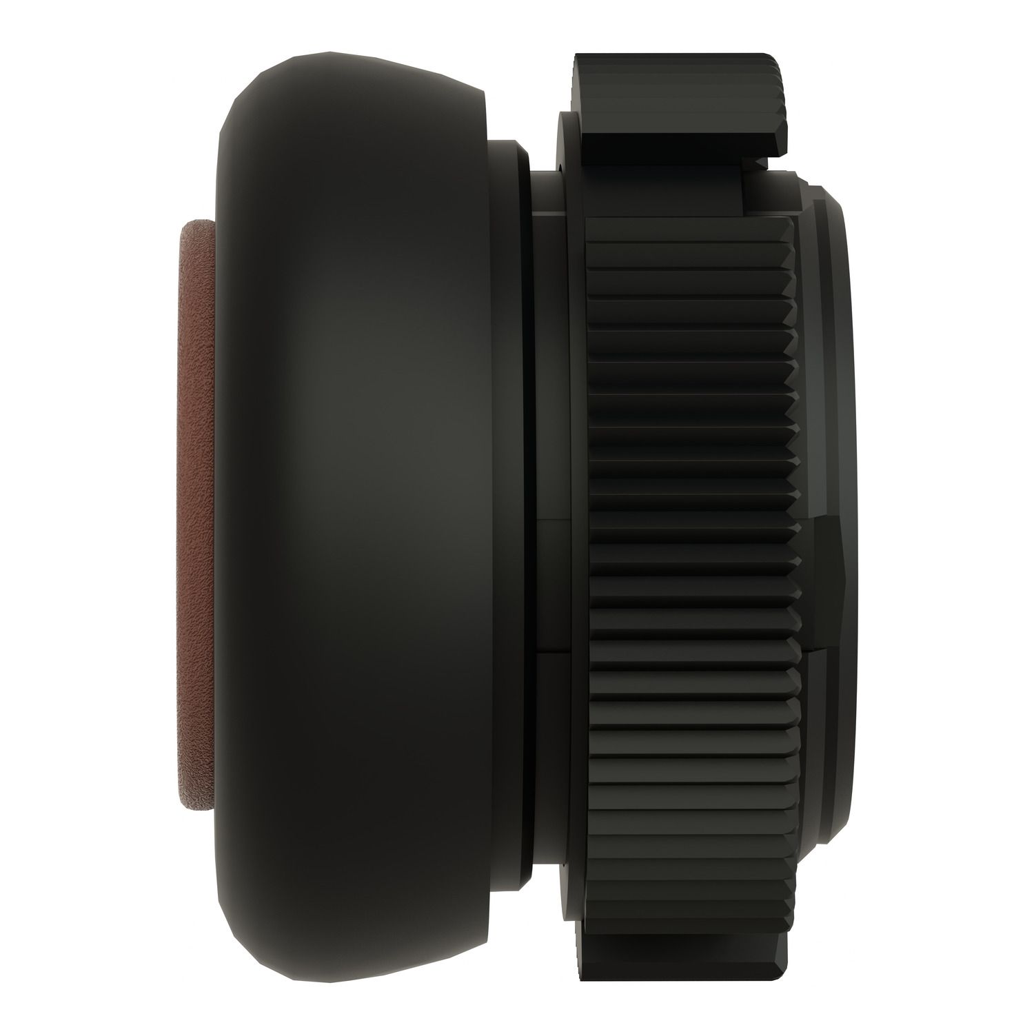 Picture of Push button head, Harmony XAC, plastic, brown, booted, spring return