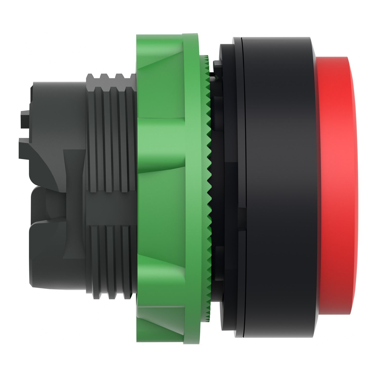 Picture of Push button head, Harmony XB5, plastic, projecting, red, 22mm, spring return, unmarked