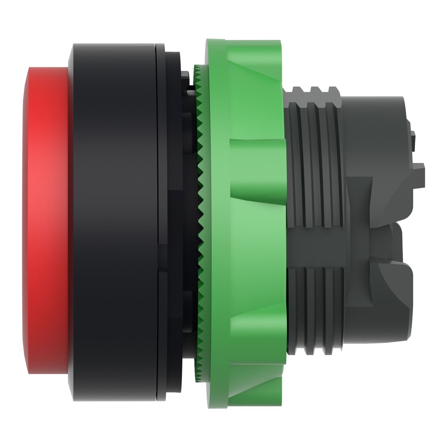 Picture of Push button head, Harmony XB5, plastic, projecting, red, 22mm, spring return, unmarked