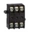Picture of Contact block, Harmony XAC, single contact, spring return, emergency stop push button, 3NO