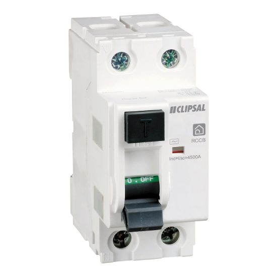 Picture of Residual current circuit breaker, Clipsal Resi MAX, 2P 63 A 30mA Type AC 250 V