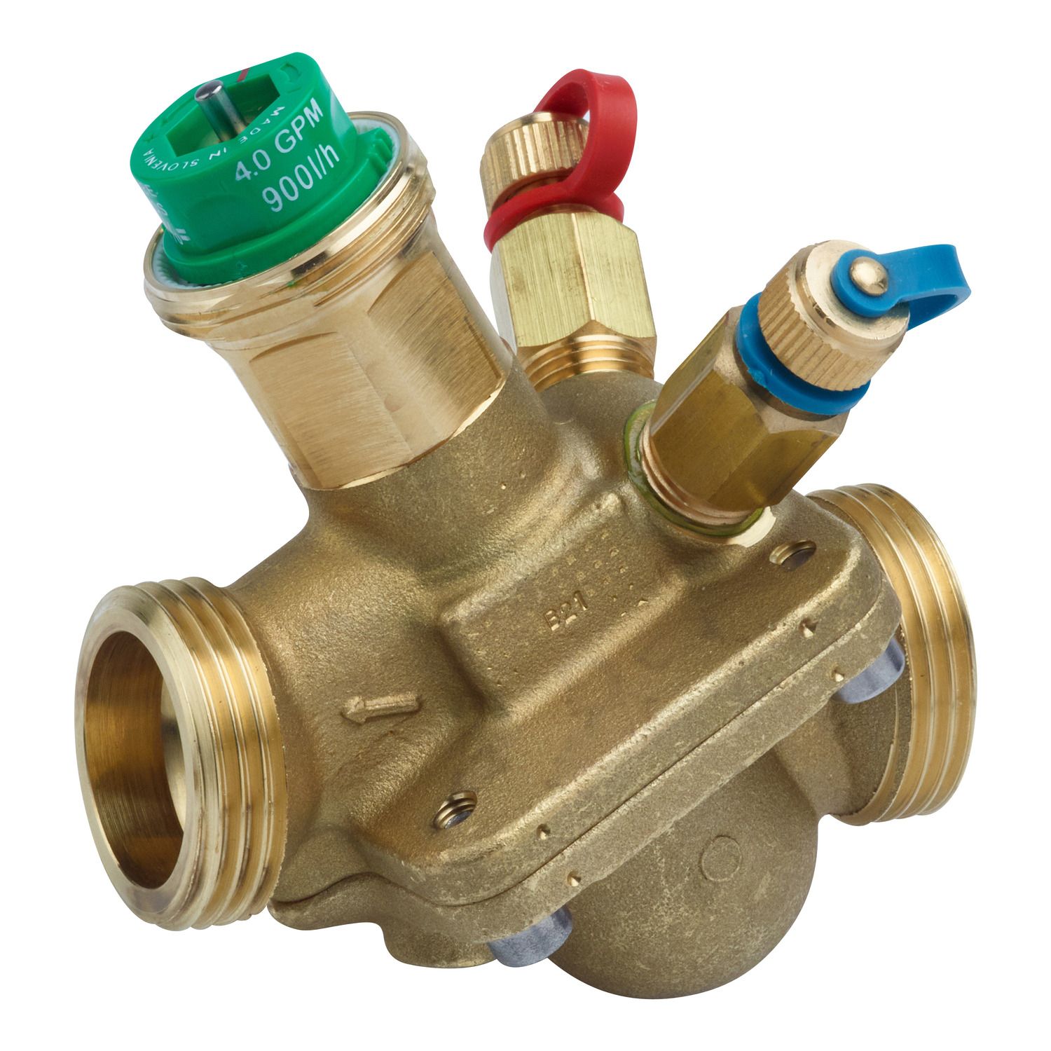 Picture of SpaceLogic VP228E PIBCV (PICV), 2-Way, PN16, DN20, G1 Ext. Thread, Std Flow: 0.18...0.9 m³/h (0.05...0.25 l/s).