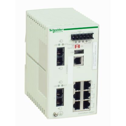 Picture of ConneXium Managed Switch - 6 ports for copper + 2 ports for fiber optic multimode