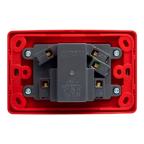 Picture of Residual Current Circuit Breaker, Medilec, 2 Pole, 20A, 10mA, 250V, Horizontal