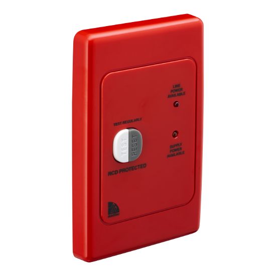 Picture of Residual Current Circuit Breaker, Medilec, 2 Pole, 20A, 10mA, Vertical