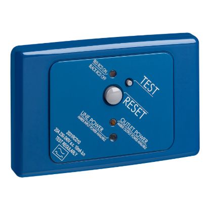 Picture of Residual Current Circuit Breaker, Medilec, 2 Pole, 20A, 10mA, 250V, Horizontal