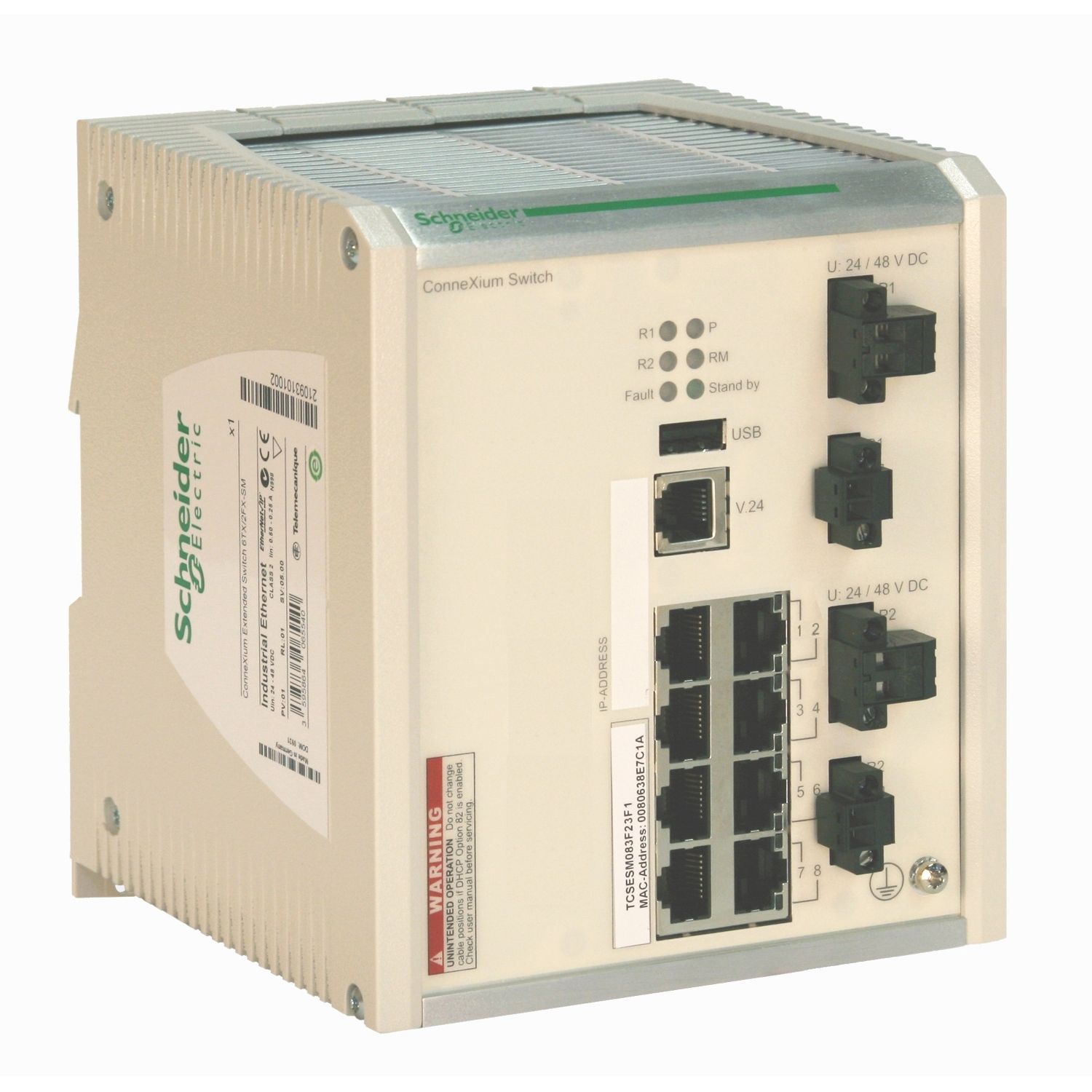 Picture of ConneXium Extended Managed Switch - 8 ports for copper